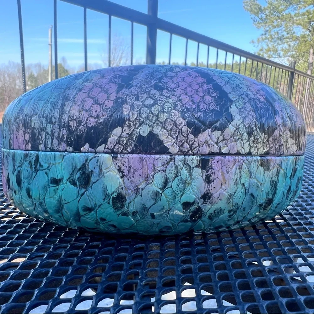 Multi colored sunglasses case